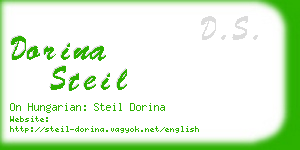 dorina steil business card